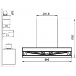 ROBAM 老板 CXW-260-8558S 90厘米 AI智慧手勢操控 抽油煙機